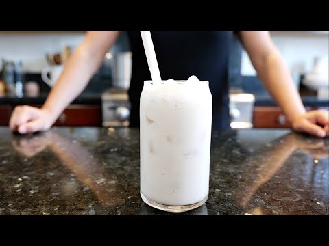 How to make Refreshing Coconut Agua Fresca recipe | Coconut Milk water Drink