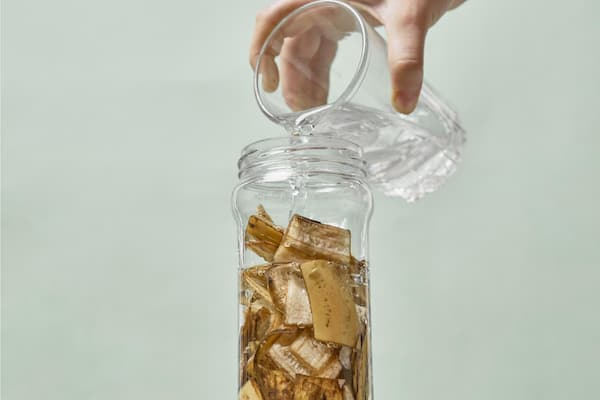 Soak Banana Peels in Water