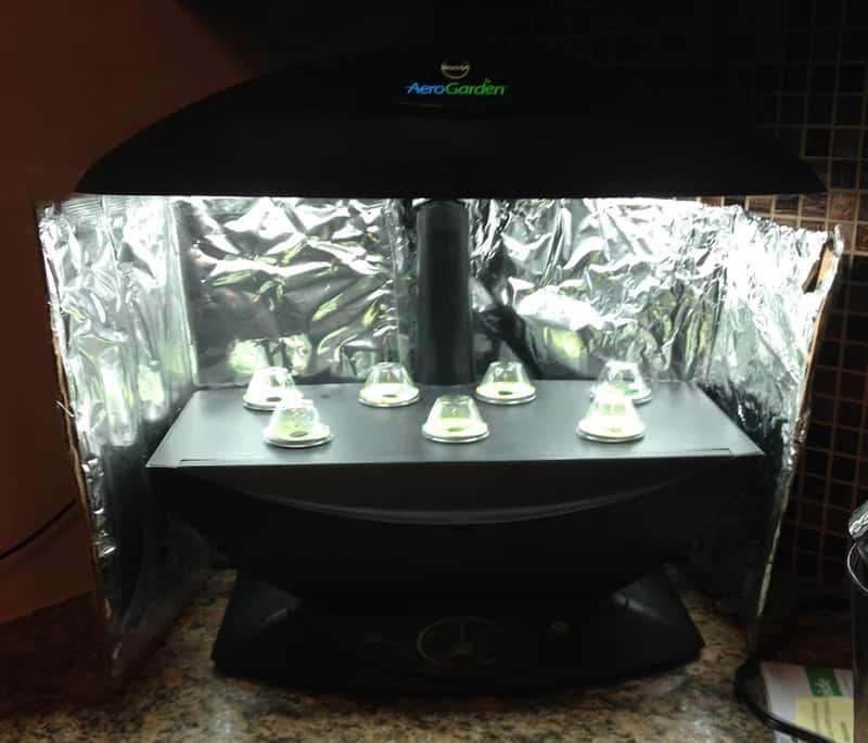 AeroGarden Light Reflectors DIY