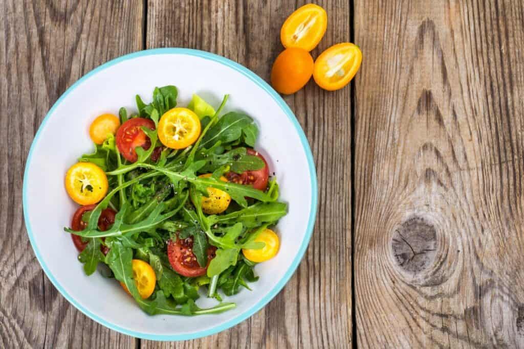 Arugula Lettuce in Salad