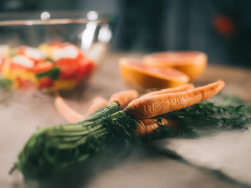 Preparing Carrots for Cooking