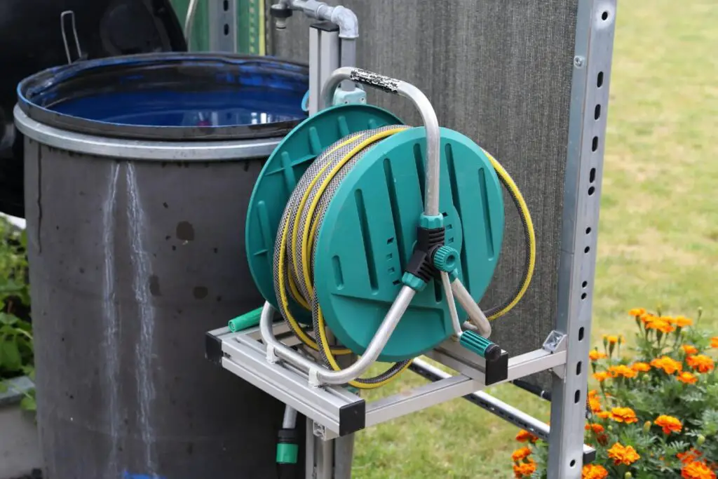 Rainwater Barrel Water Butt Hose for Watering Vegetable Garden