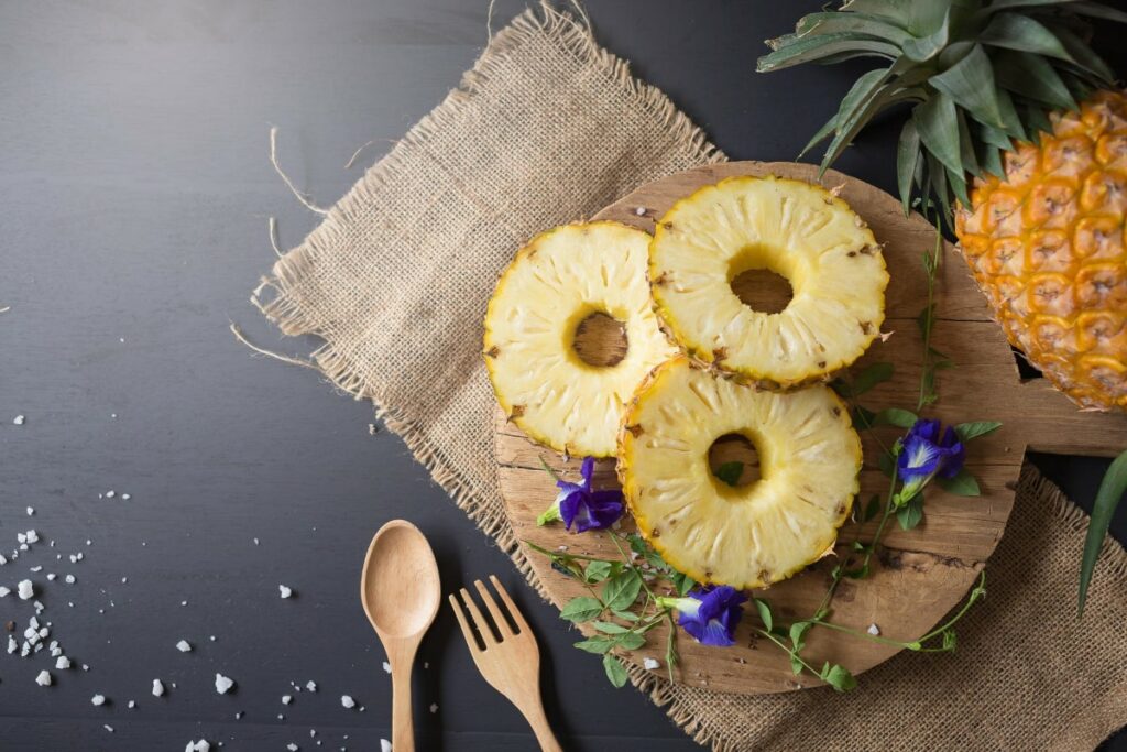 Sliced Pineapples