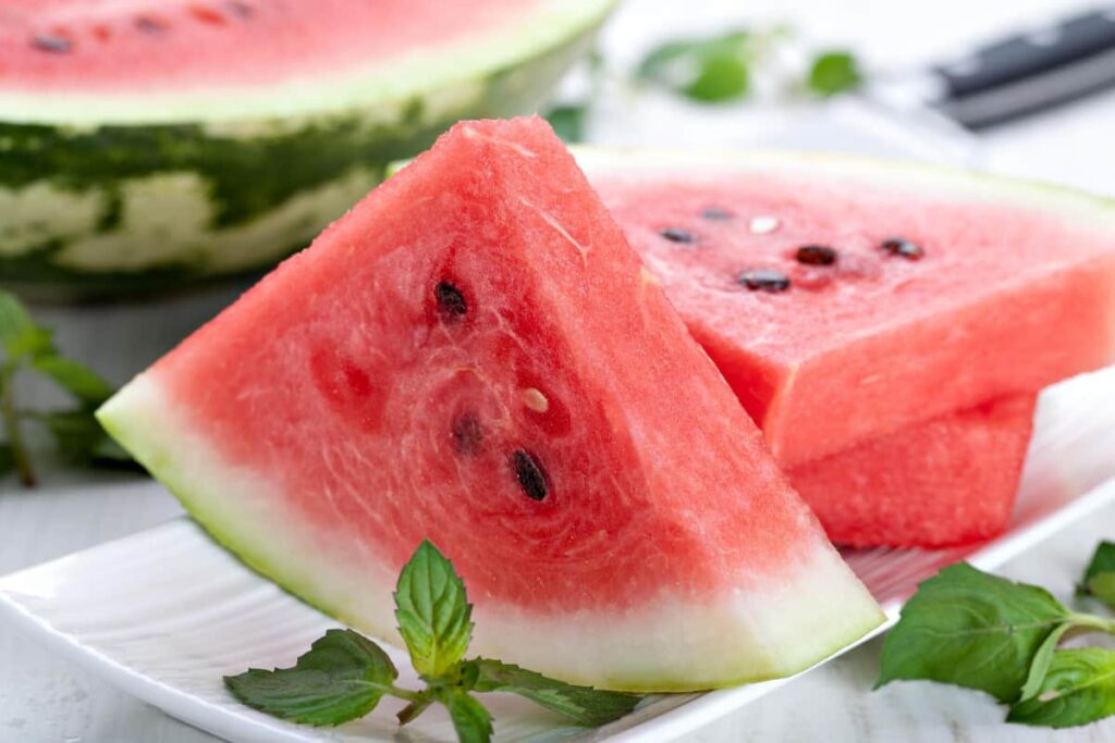 Sliced Watermelon