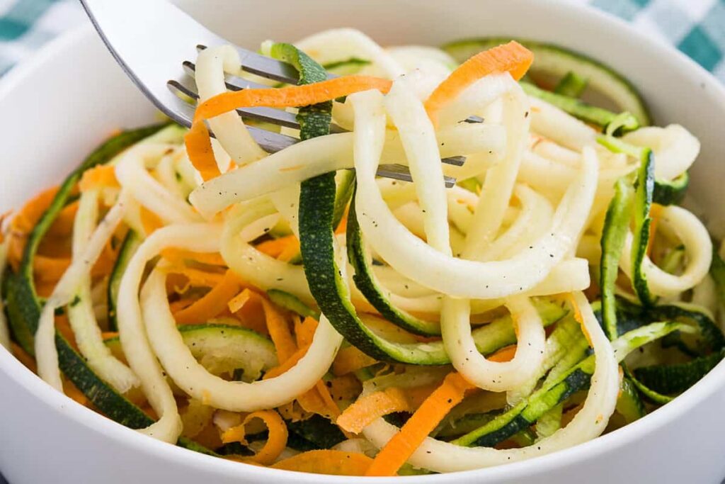 Spiralize Zucchini Noodles