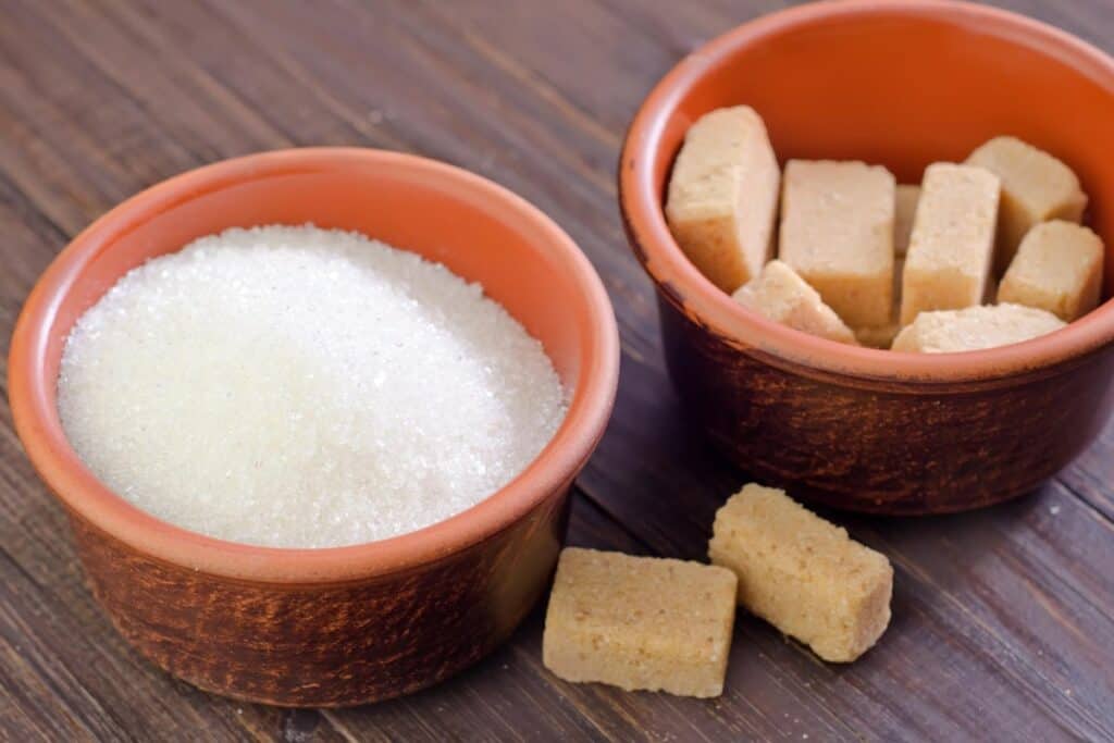 Raw Sugar Made from Sugarcane