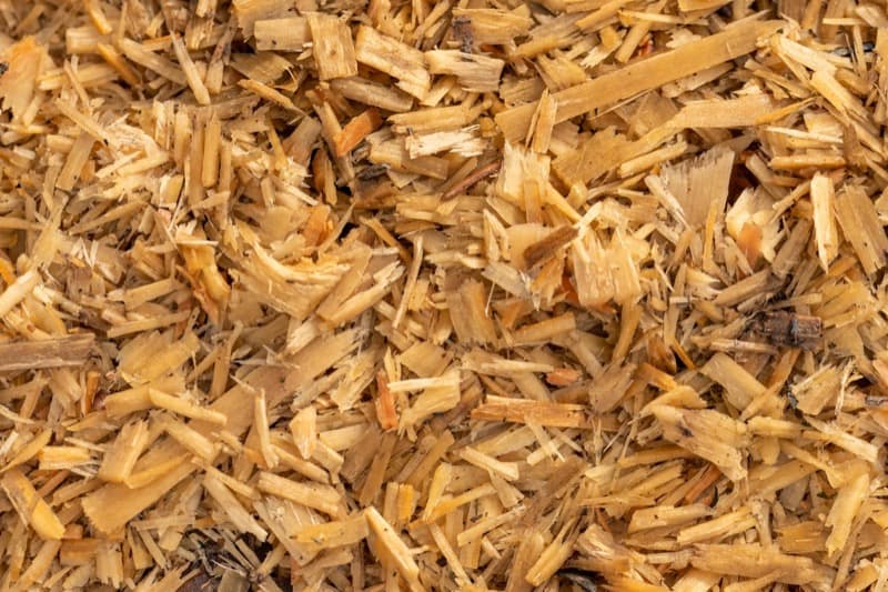 Shredded Wood Chips for Mulch